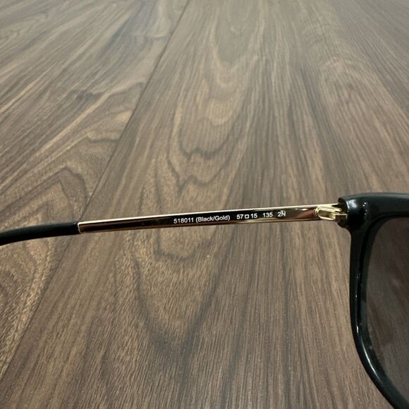 Coach HC8084 L072 Celia Sunglasses 57-15-135 2N 518011 Black/Gold Grey Gradient